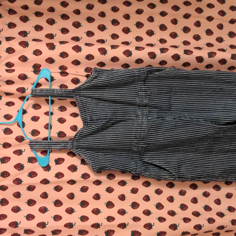 18 Striped Overalls
